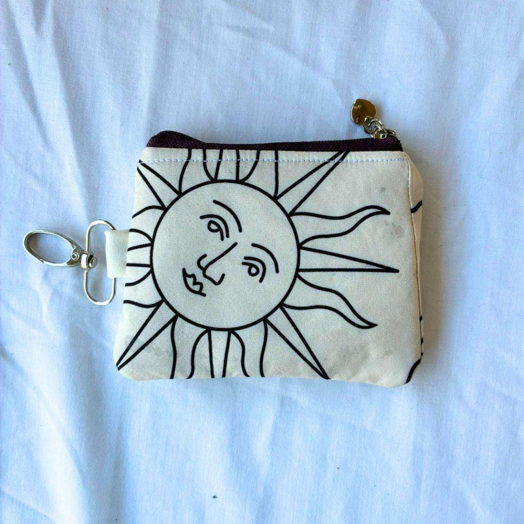 Boho Sun Keyring Purse