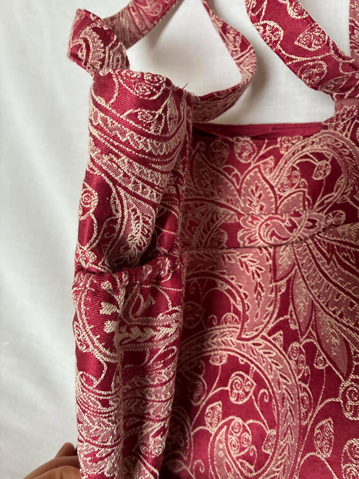 Rosewood Multi-Pocket Tote Bag