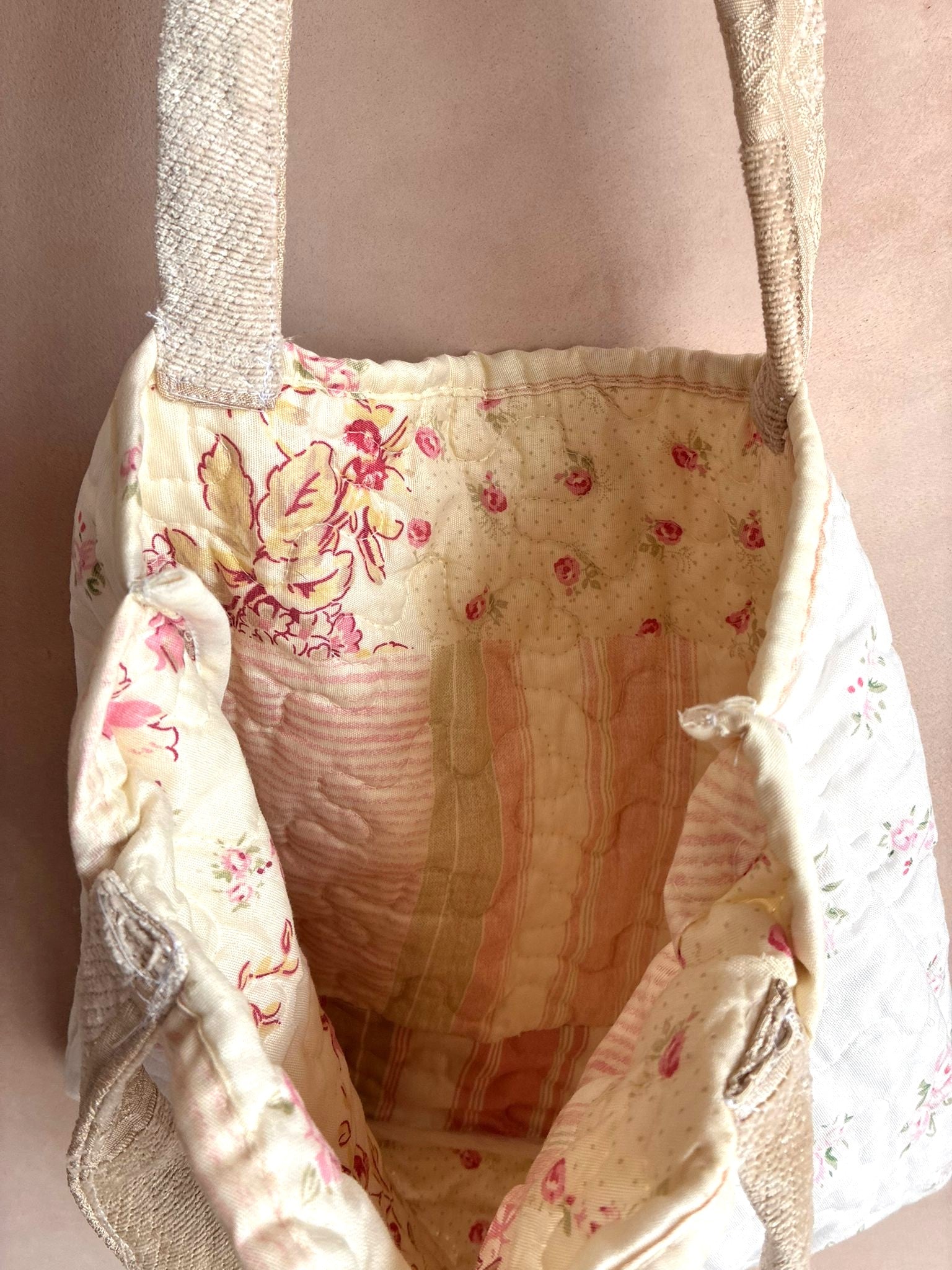 Quilted Reversible Tote Bag