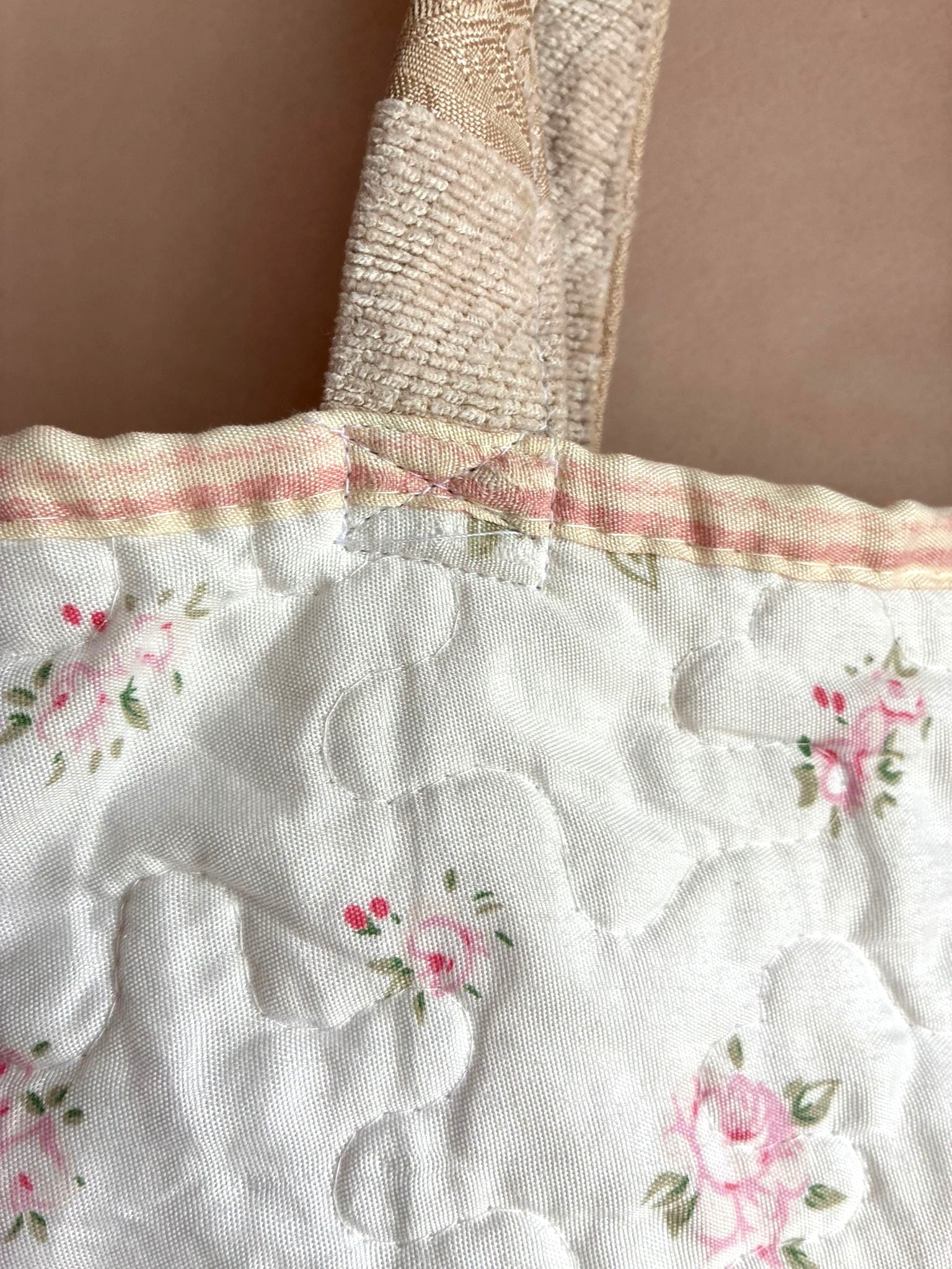Quilted Reversible Tote Bag