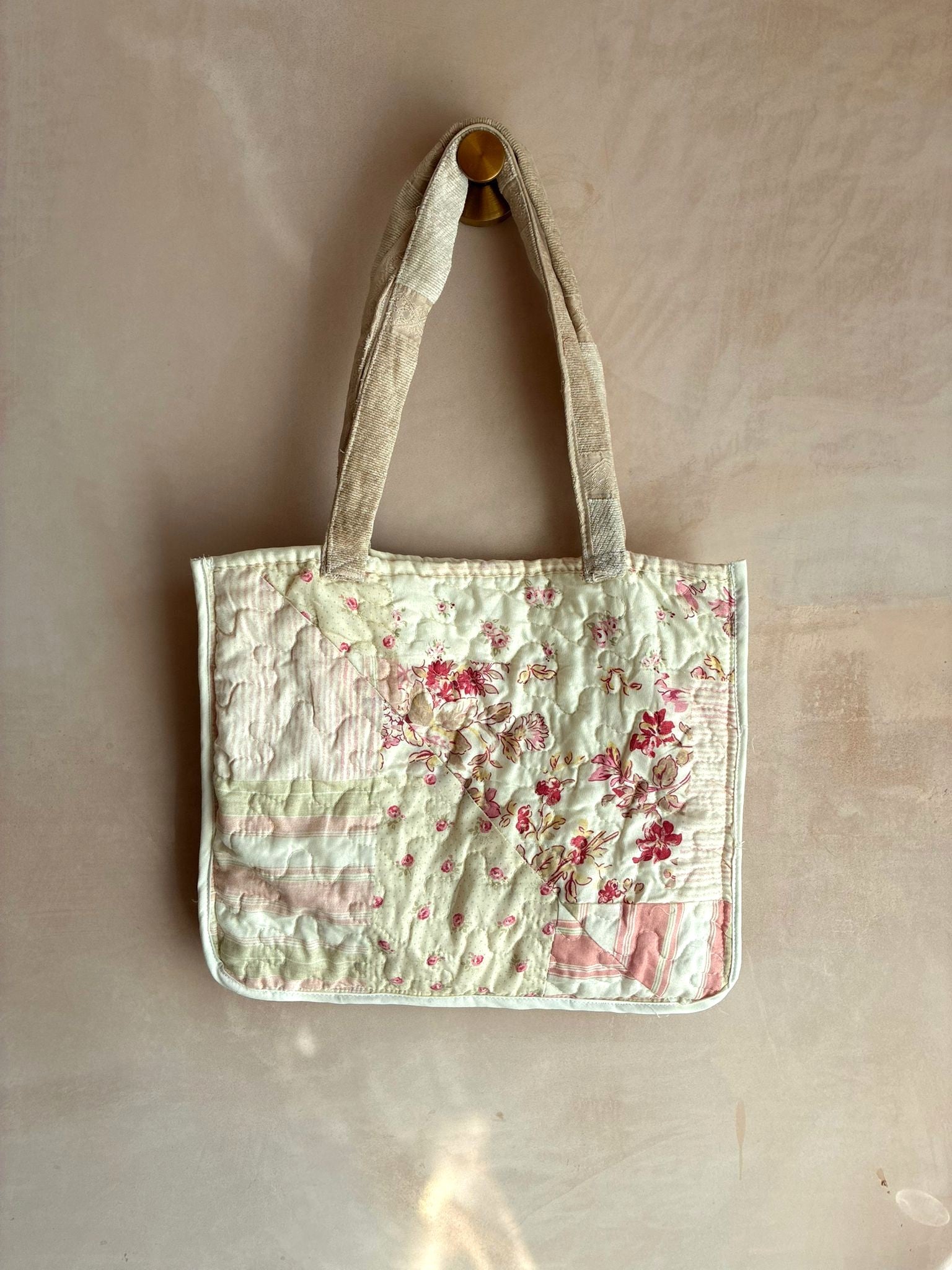 Quilted Reversible Tote Bag