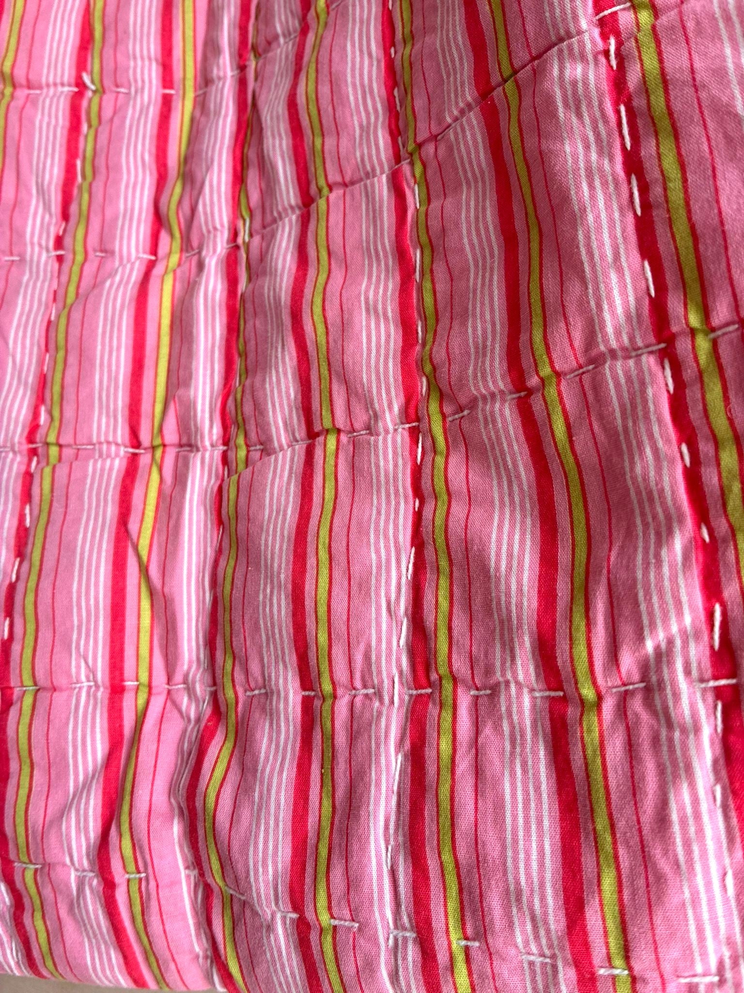 Quilted Reversible Tote Bag