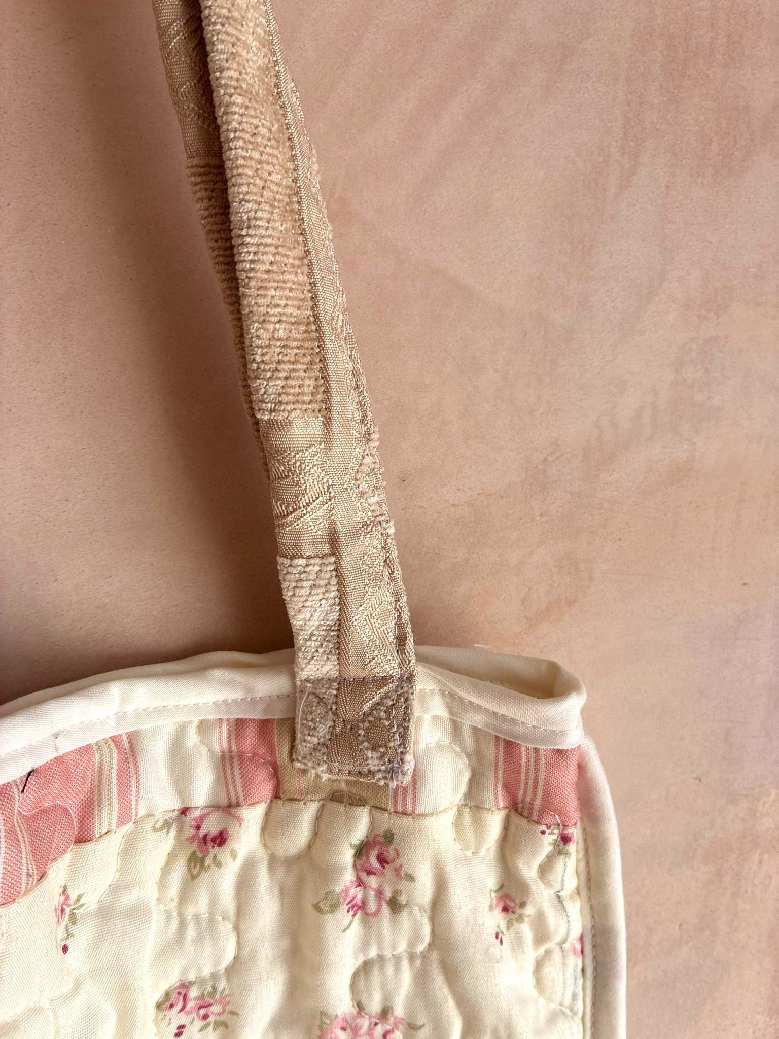 Quilted Reversible Tote Bag
