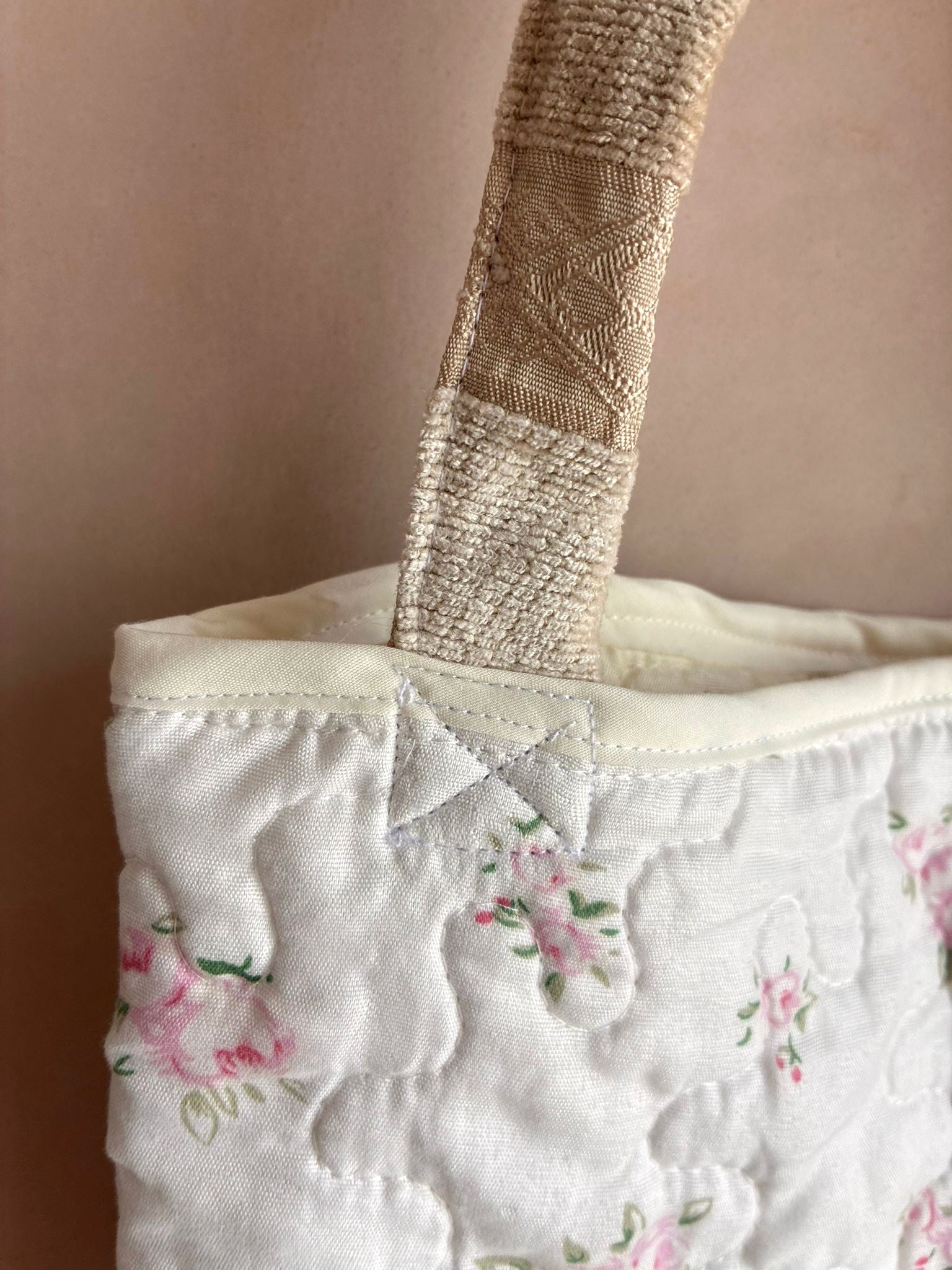 Quilted Reversible Tote Bag