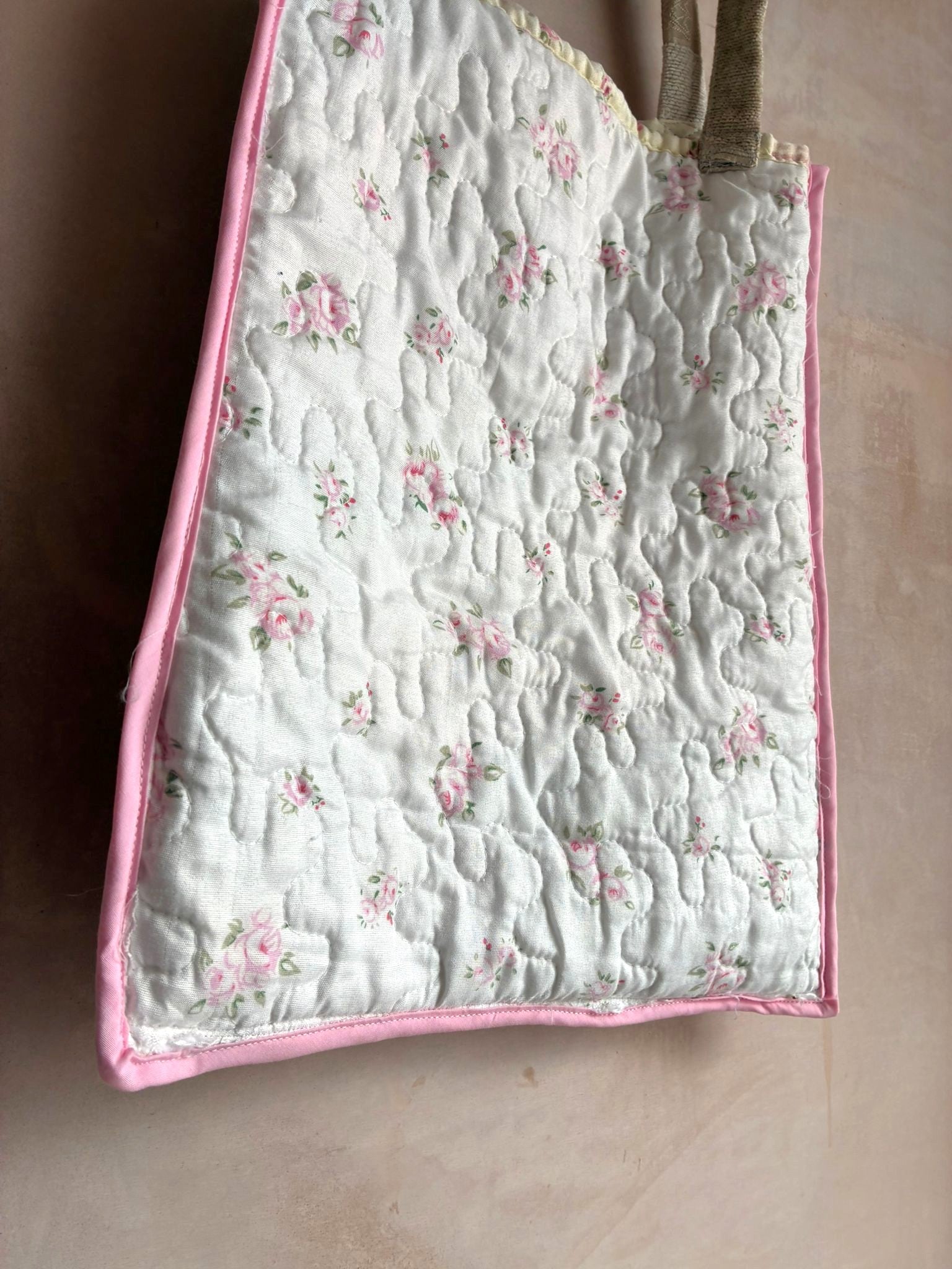 Quilted Reversible Tote Bag