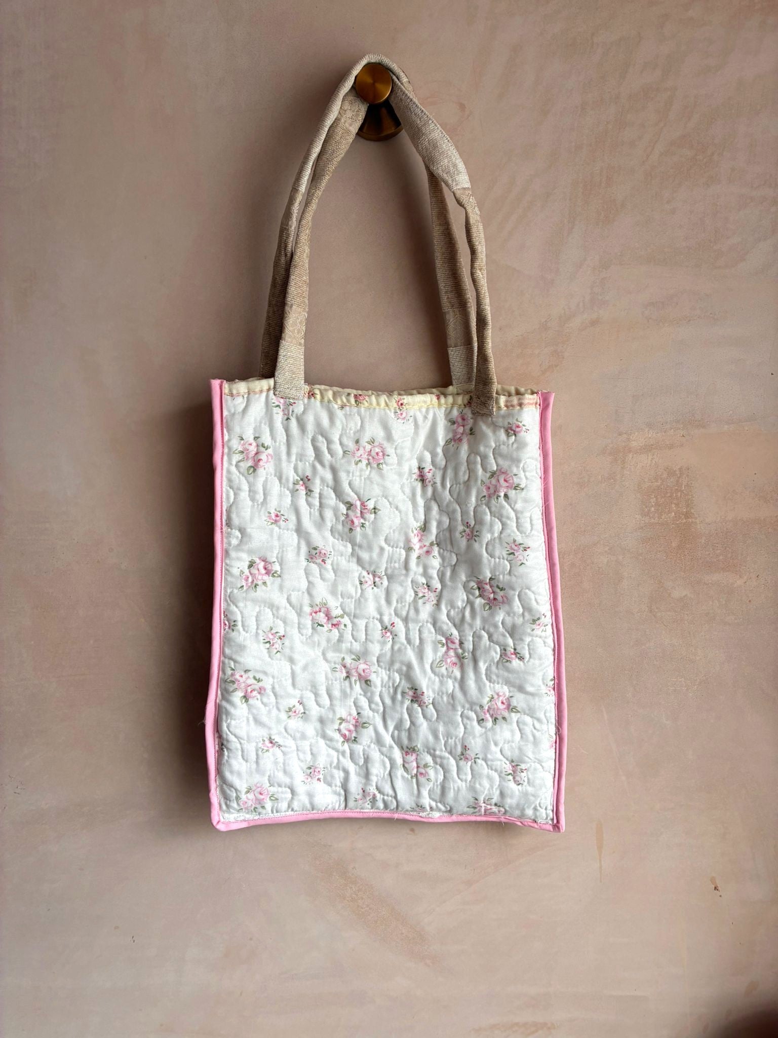 Quilted Reversible Tote Bag