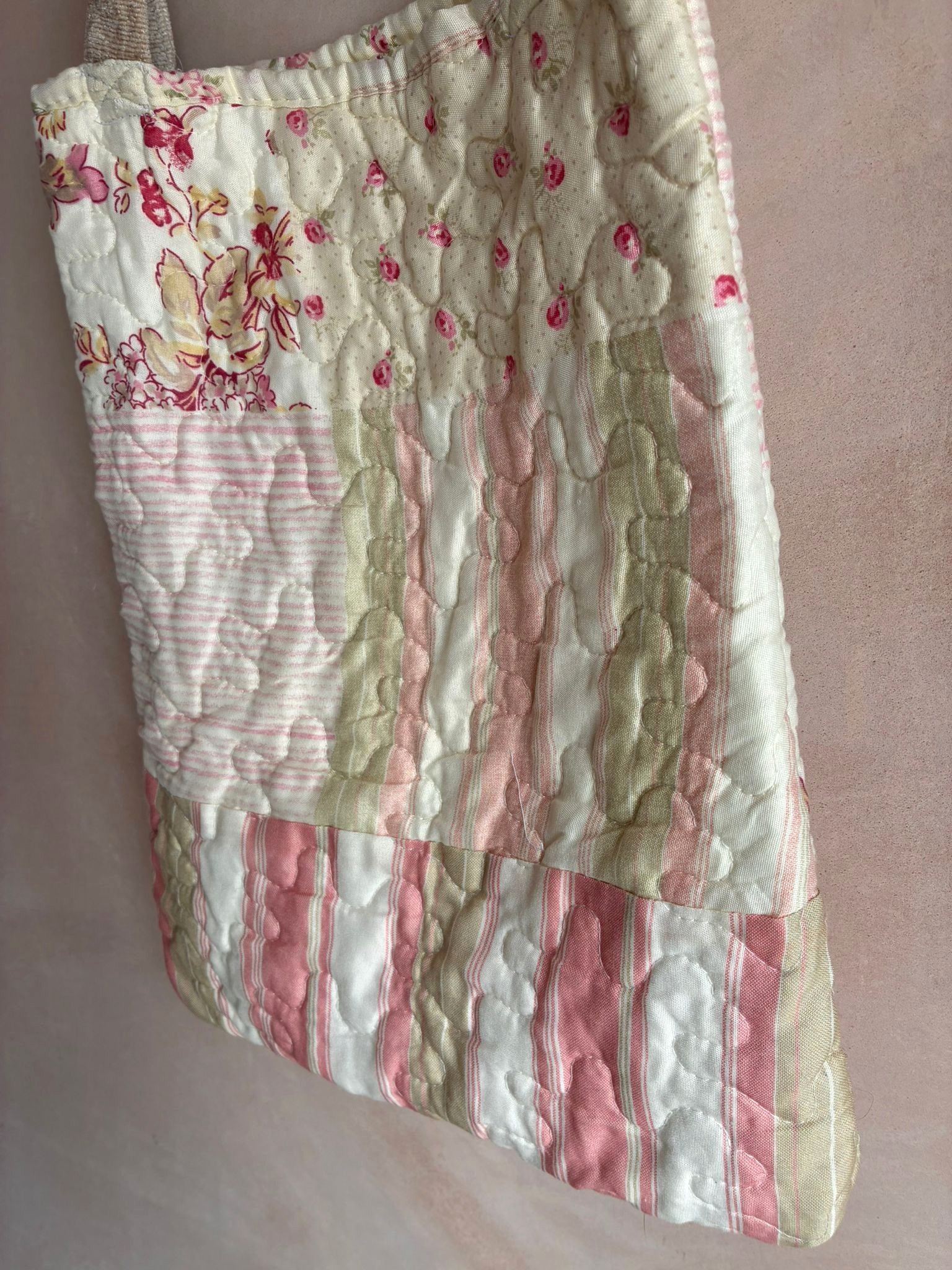 Quilted Reversible Tote Bag