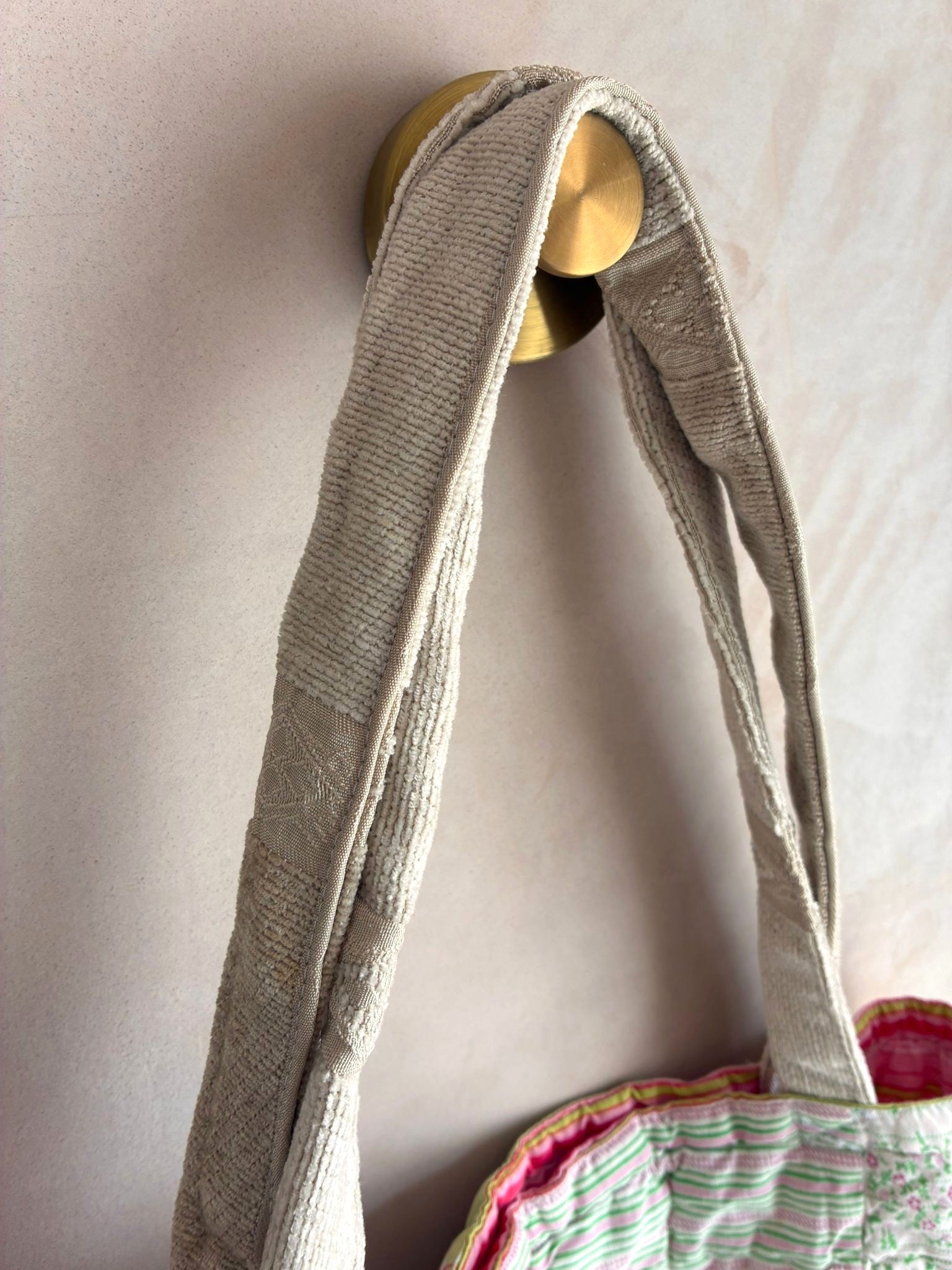 Quilted Reversible Tote Bag
