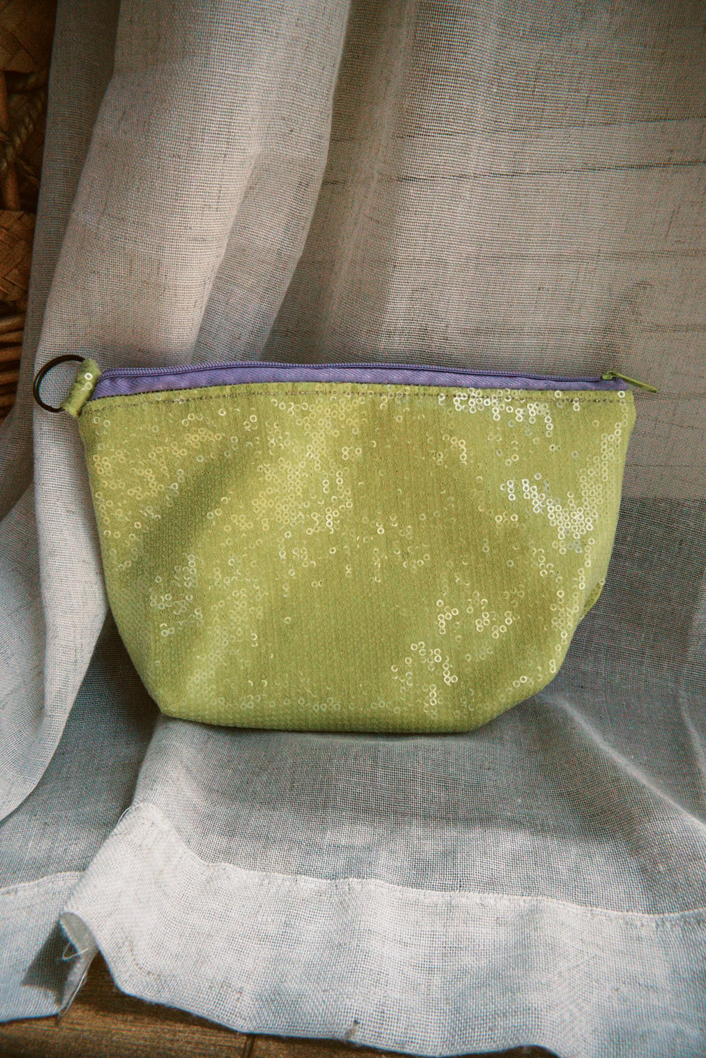 Duo Tone Sequin Pouch