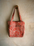 Rosewood Multi-Pocket Tote Bag