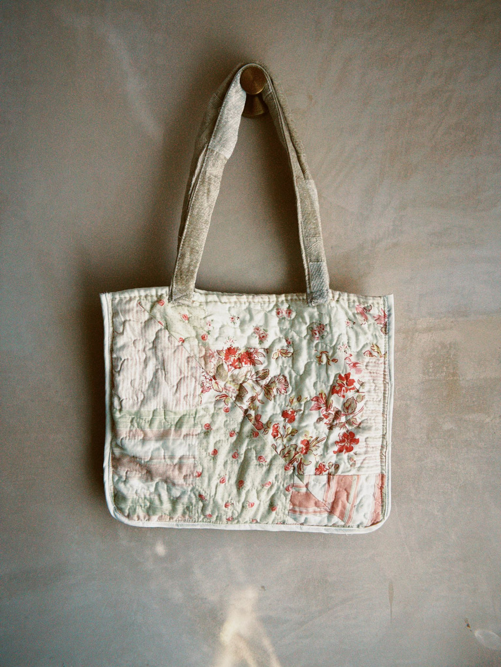 Quilted Reversible Tote Bag
