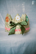 Gold Daisy Fabric Celebration Crown