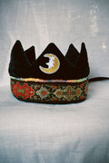 Velvet Moon Fabric Celebration Crown