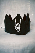 Skeleton Rock Fabric Celebration Crown