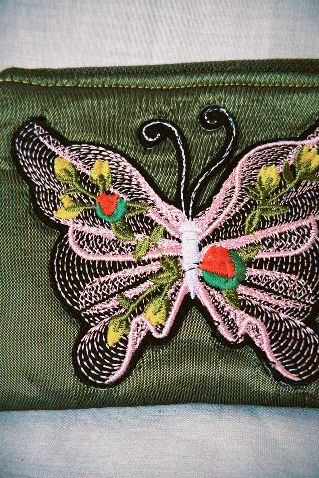 Organza Butterfly Keyring Purse