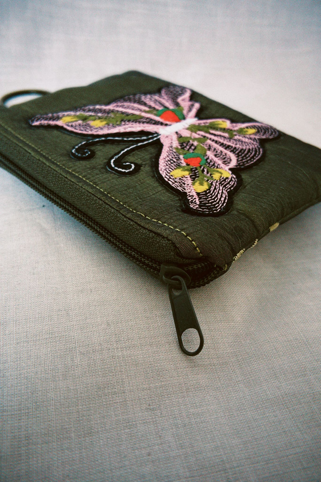 Organza Butterfly Keyring Purse