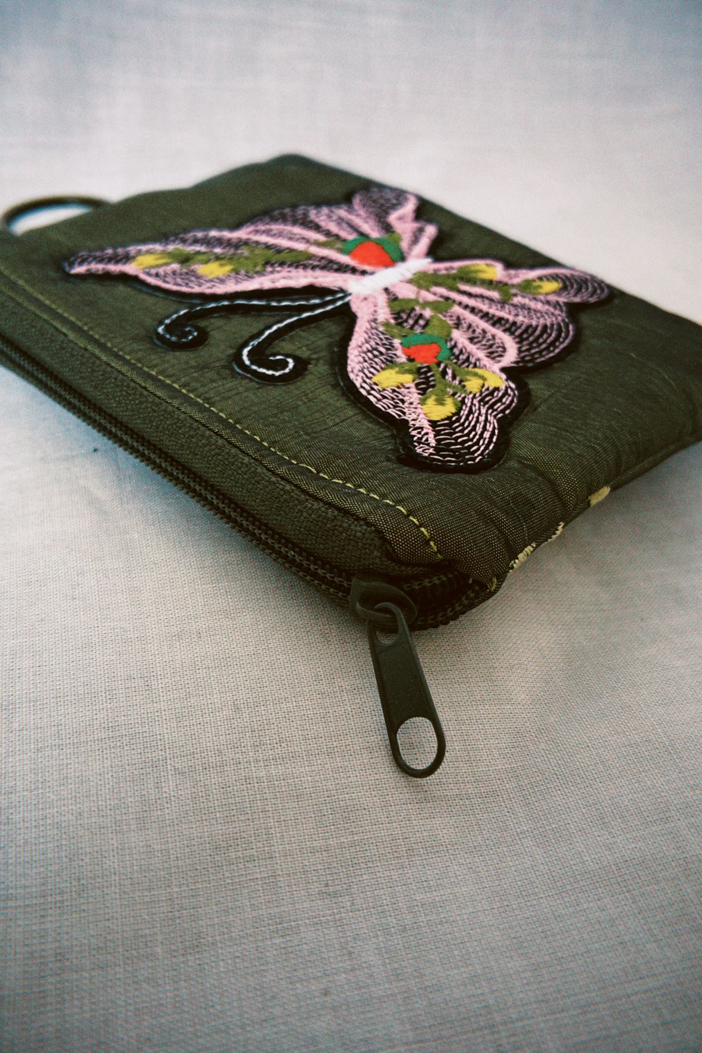 Organza Butterfly Keyring Purse