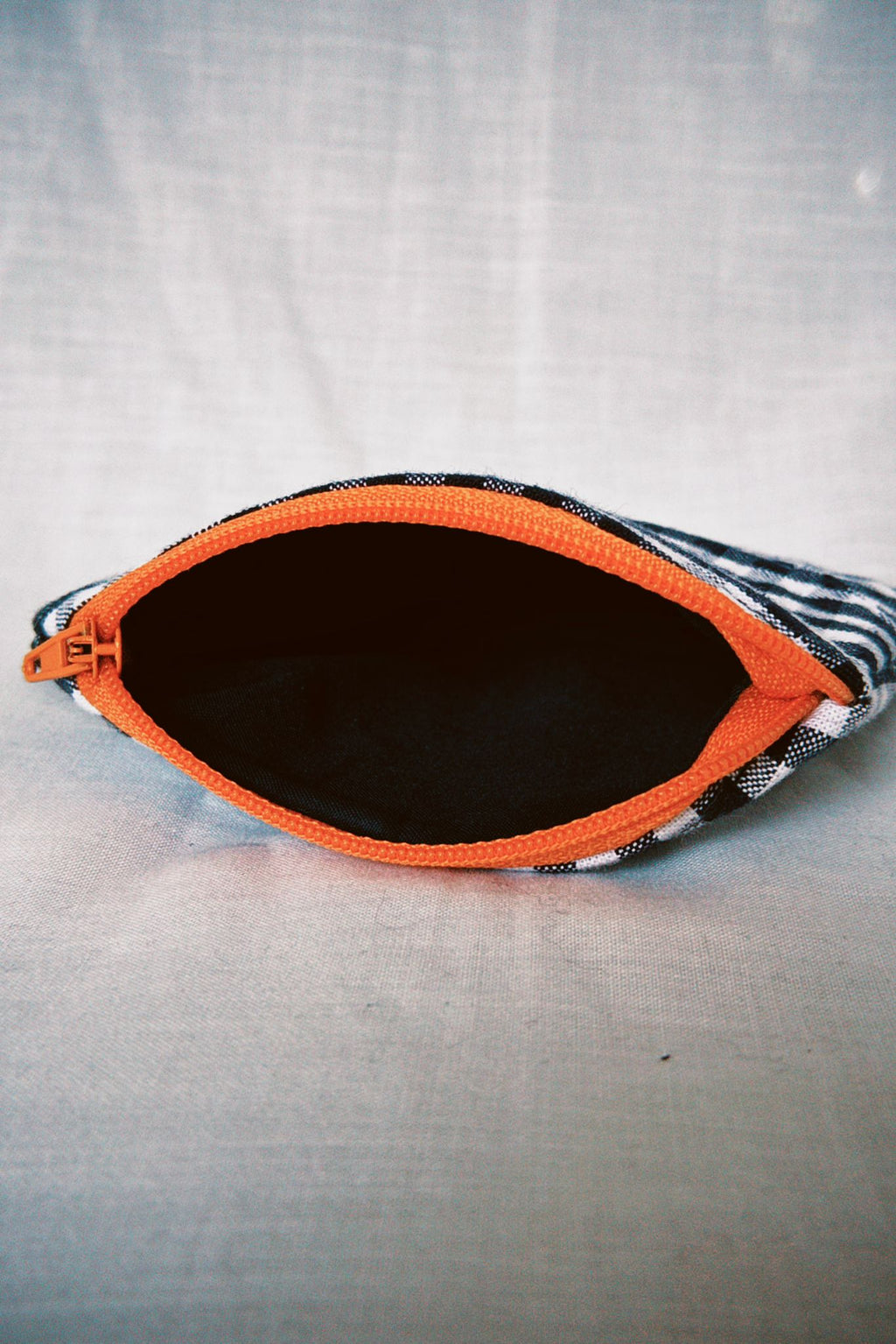 Gingham Sunflower Keyring Purse