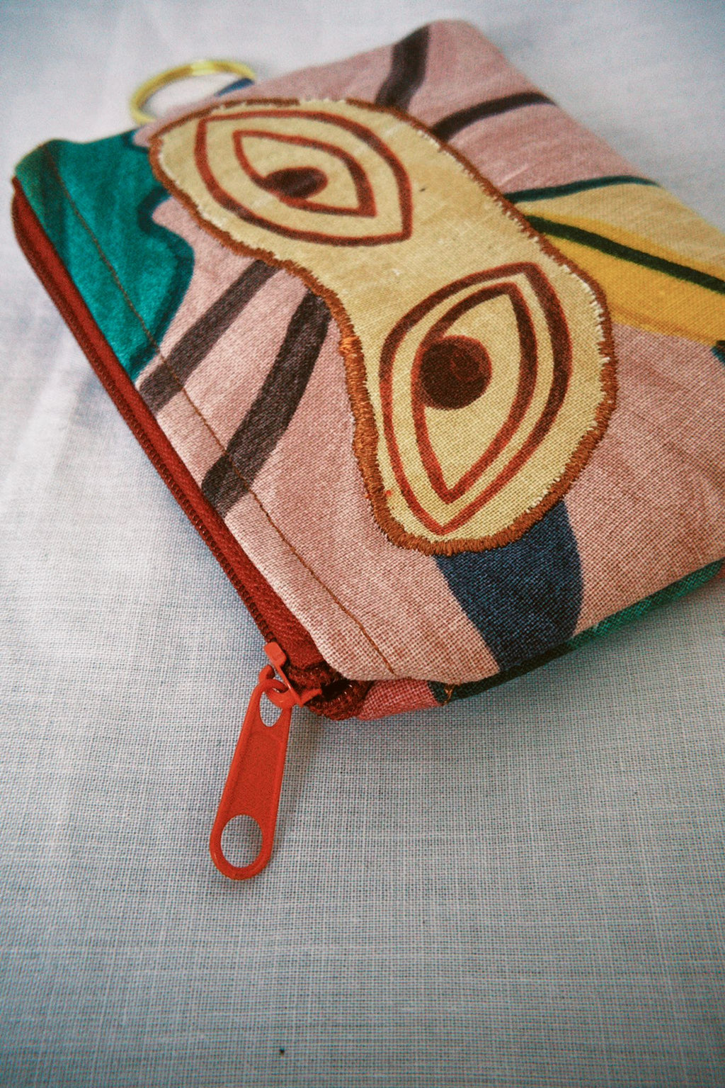 90s Abstract Keyring Purse