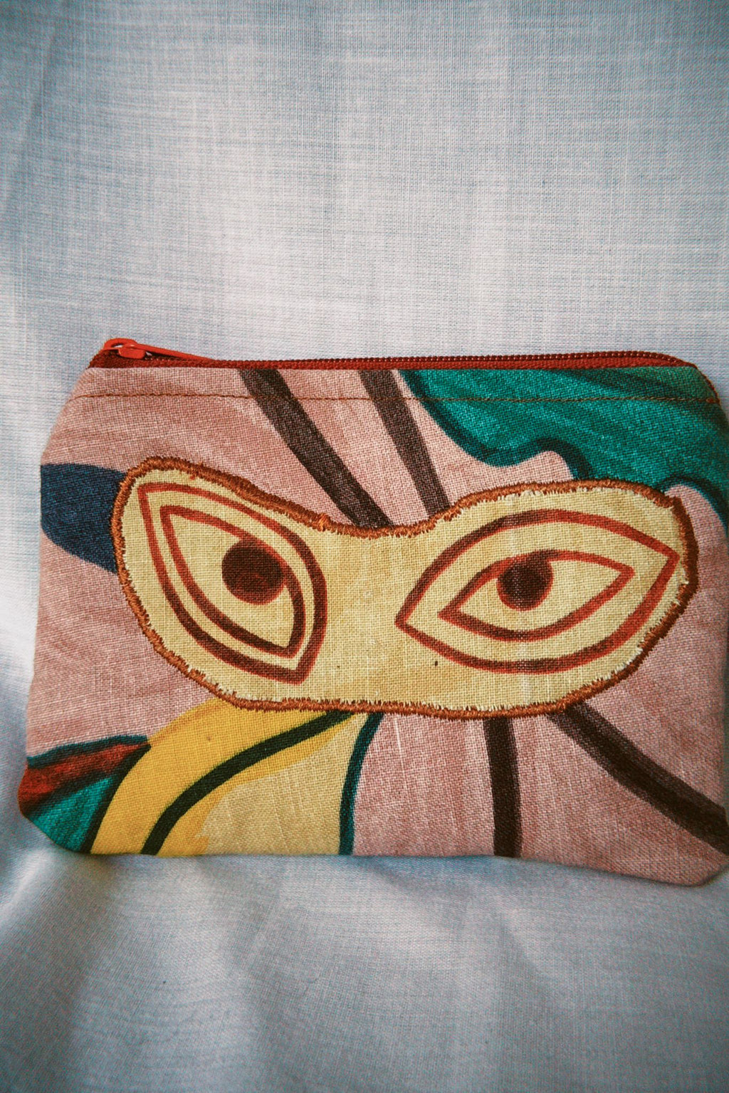 90s Abstract Keyring Purse