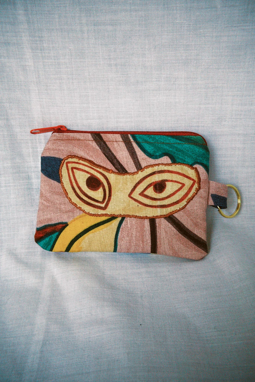 90s Abstract Keyring Purse