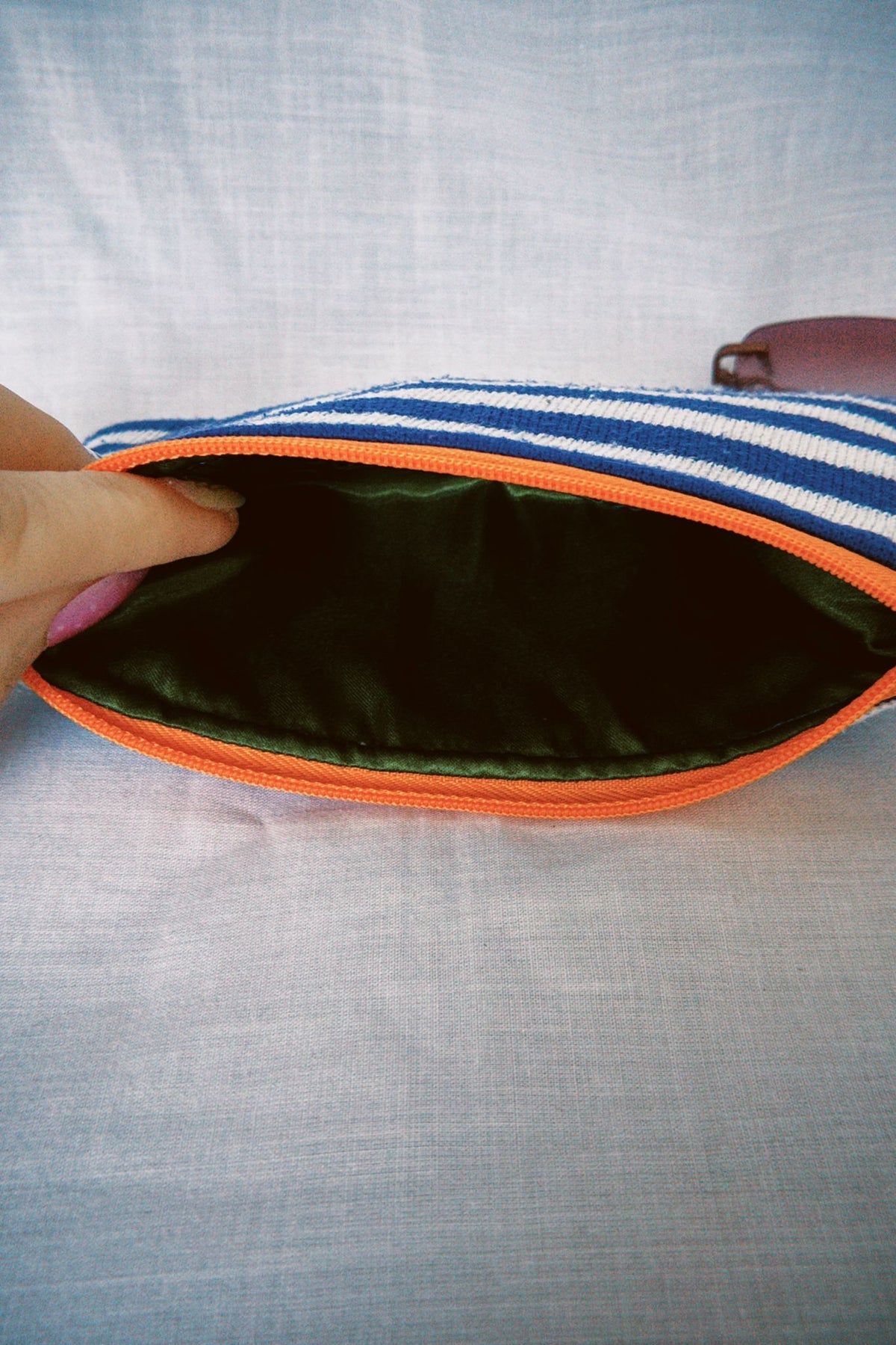 Striped Sunglasses Case