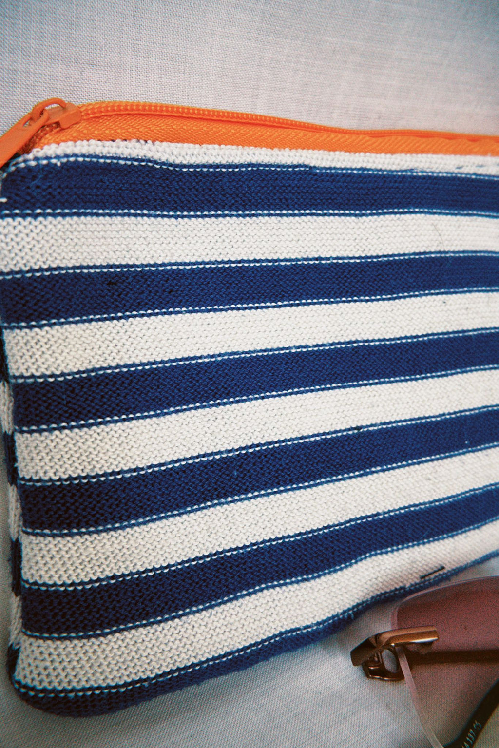Striped Sunglasses Case