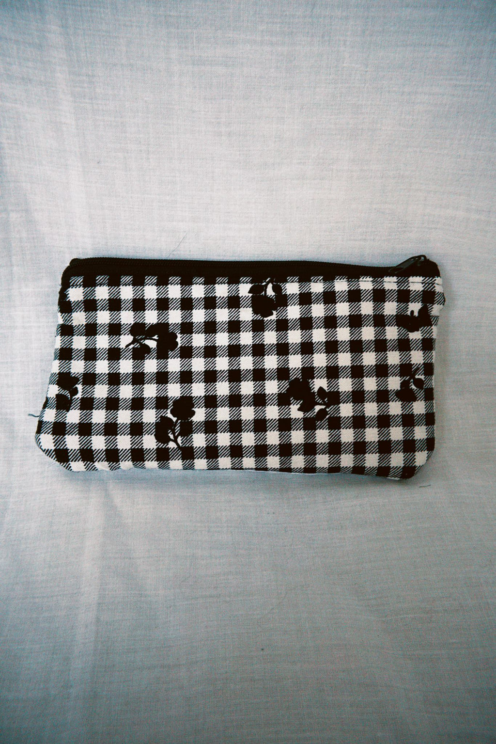 Gingham Ruffle Sunglasses Case
