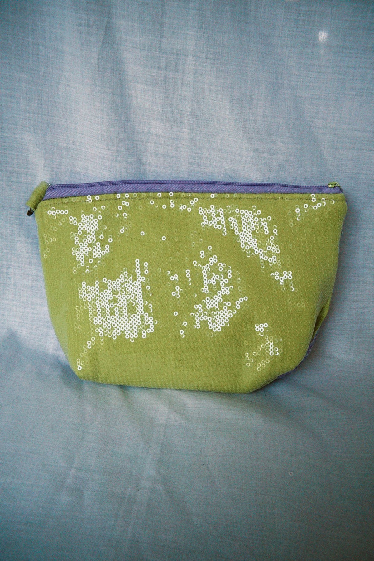 Duo Tone Sequin Pouch