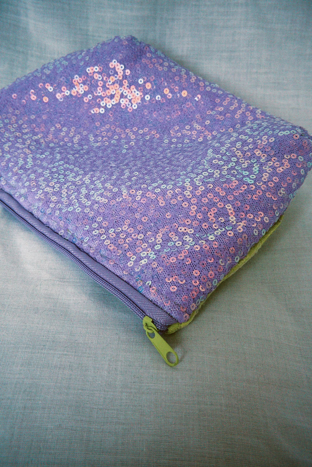 Duo Tone Sequin Pouch