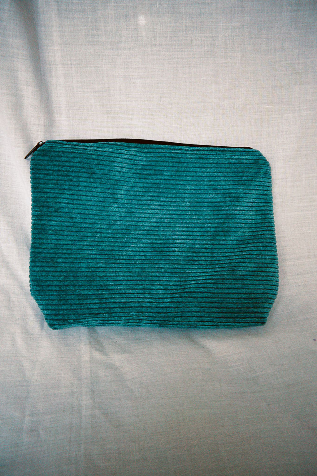 Skull Corduroy Pouch