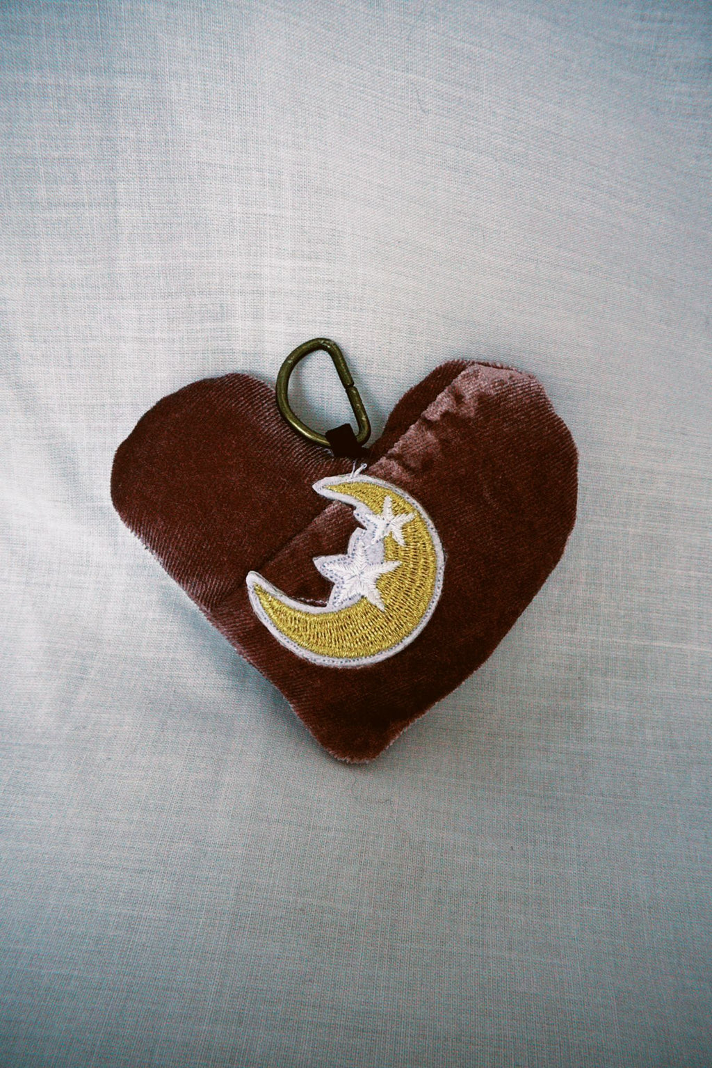 Velvet Celestial Scrappy Heart Keyring