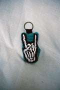 Skeletal Rock Hands Scrappy Keyring