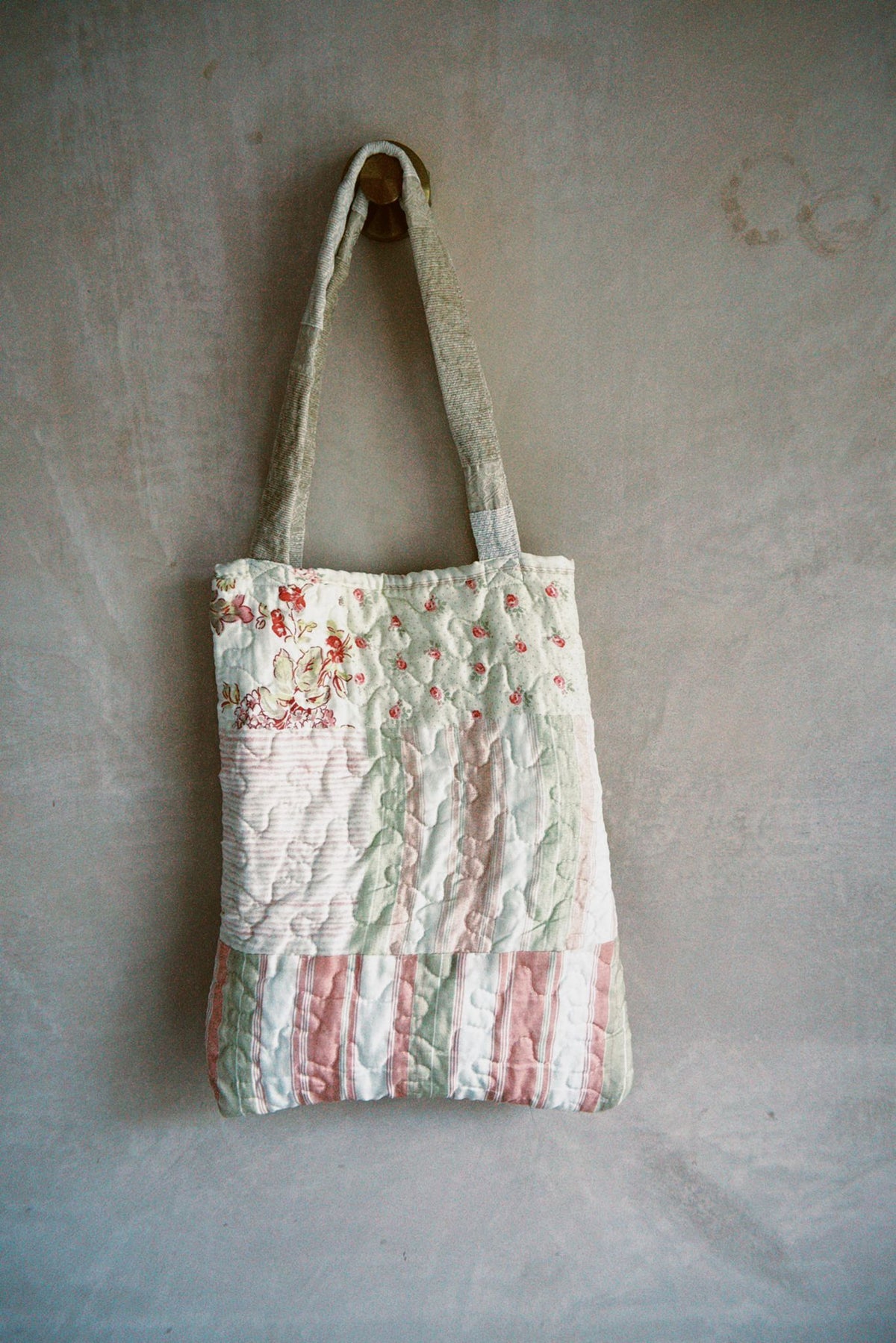 Quilted Reversible Tote Bag