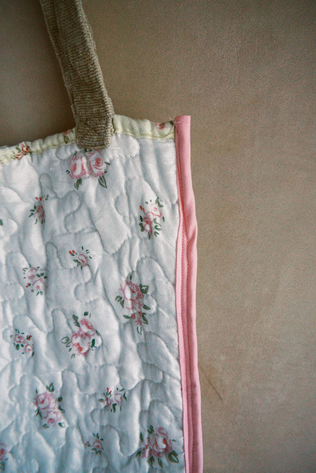 Quilted Reversible Tote Bag