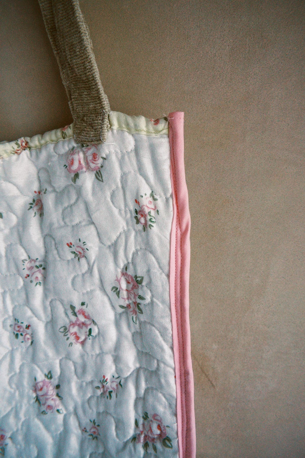 Quilted Reversible Tote Bag