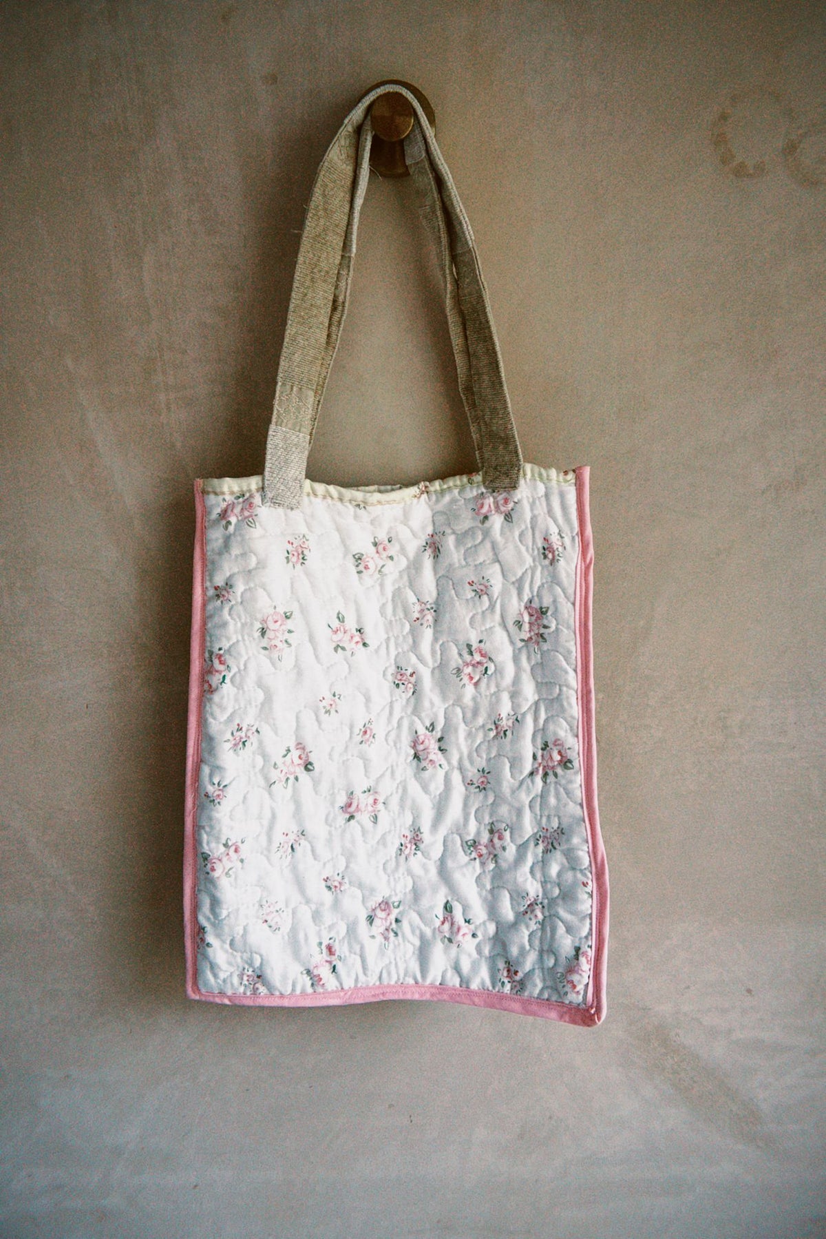 Quilted Reversible Tote Bag