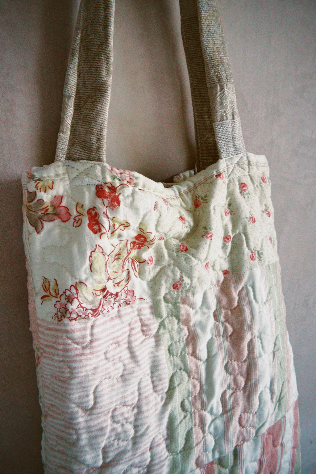 Quilted Reversible Tote Bag