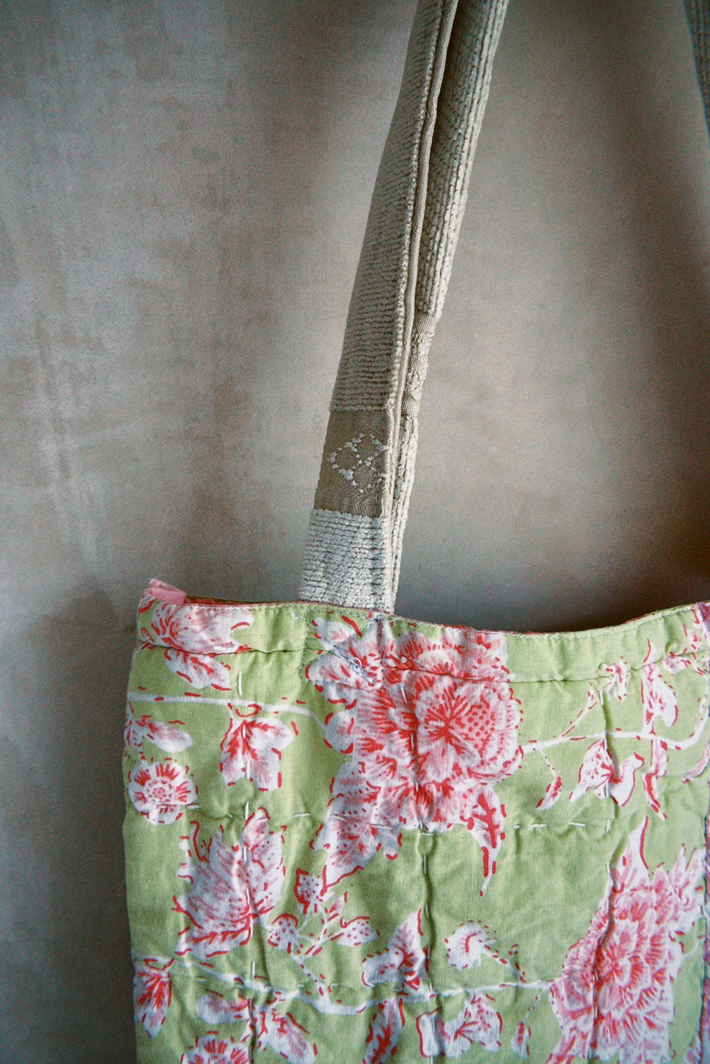 Quilted Reversible Tote Bag