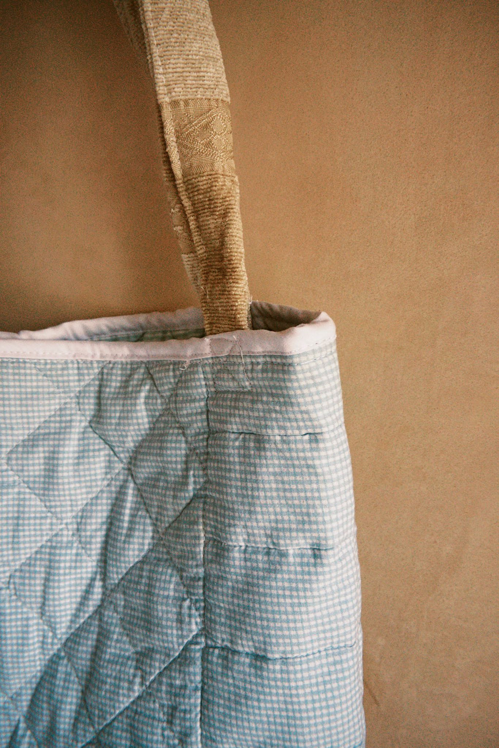 Quilted Reversible Tote Bag