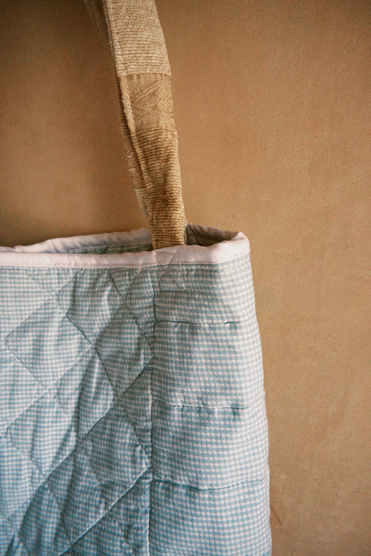 Quilted Reversible Tote Bag