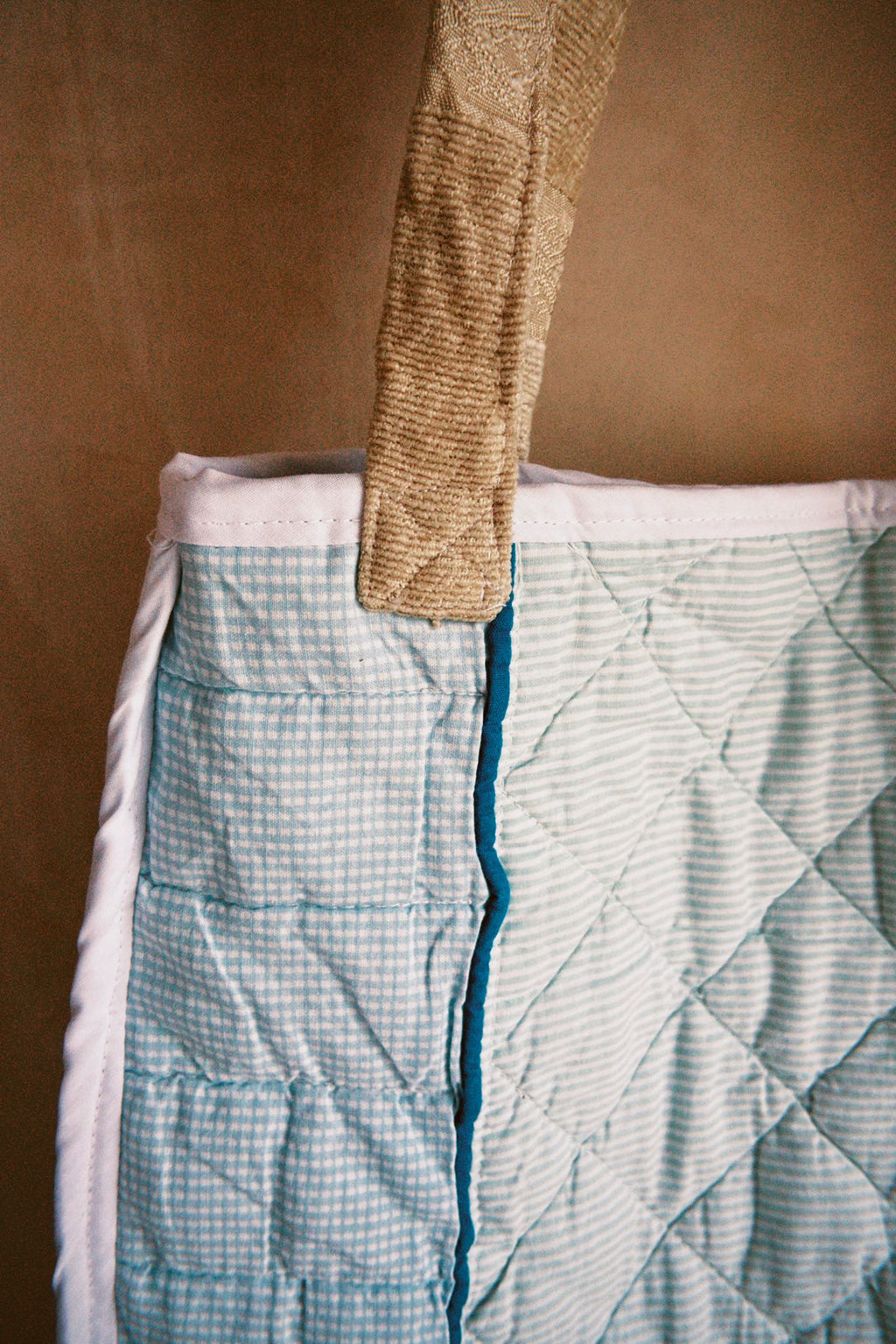 Quilted Reversible Tote Bag