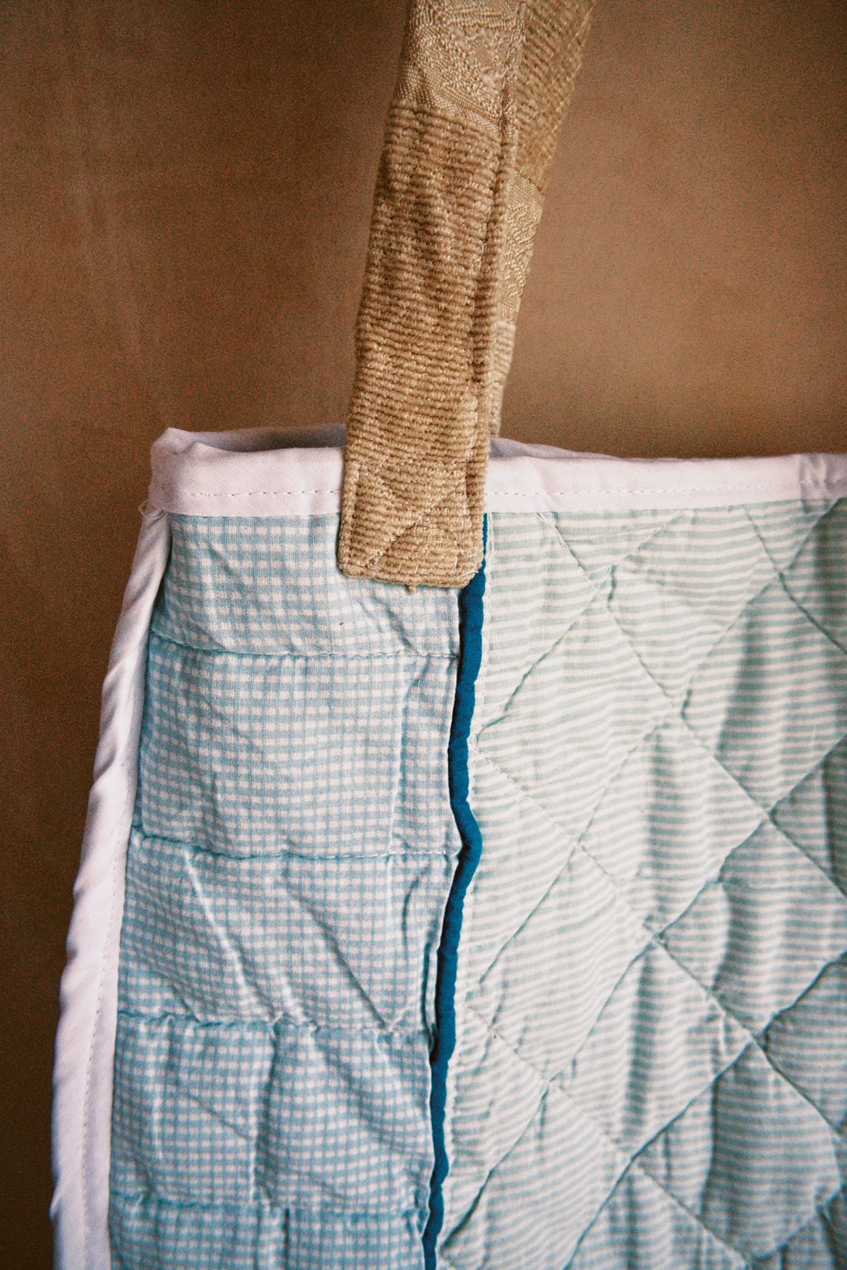 Quilted Reversible Tote Bag