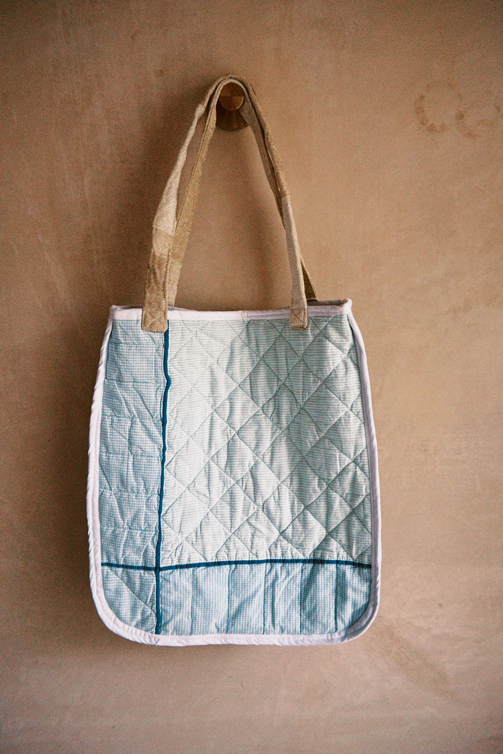 Quilted Reversible Tote Bag