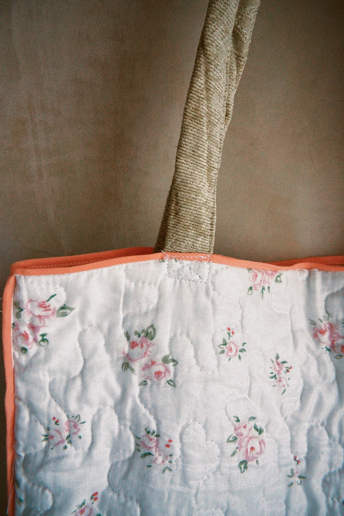 Quilted Reversible Tote Bag