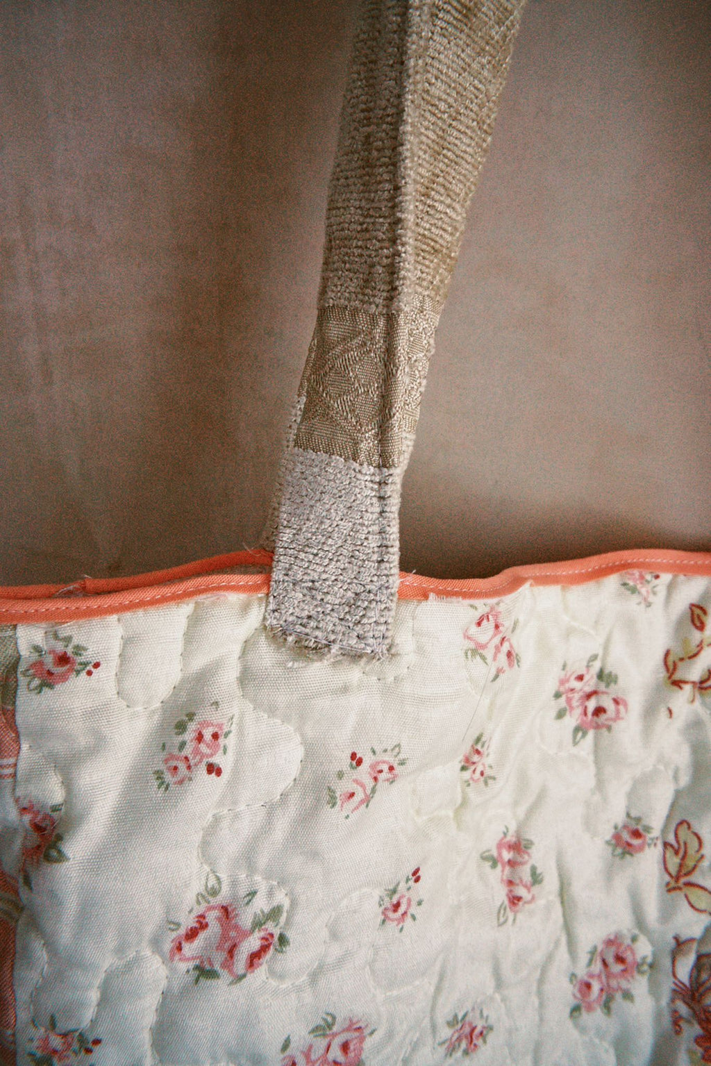 Quilted Reversible Tote Bag