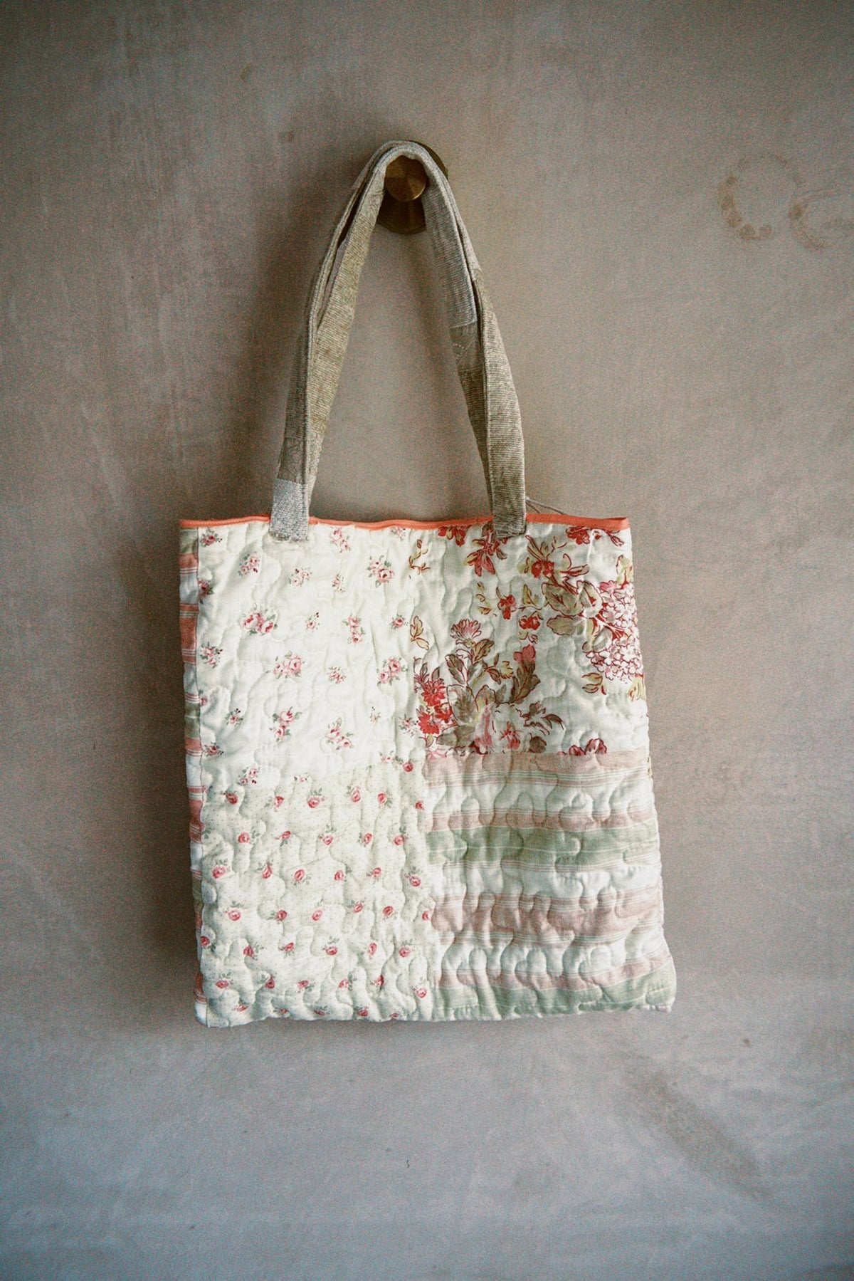 Quilted Reversible Tote Bag