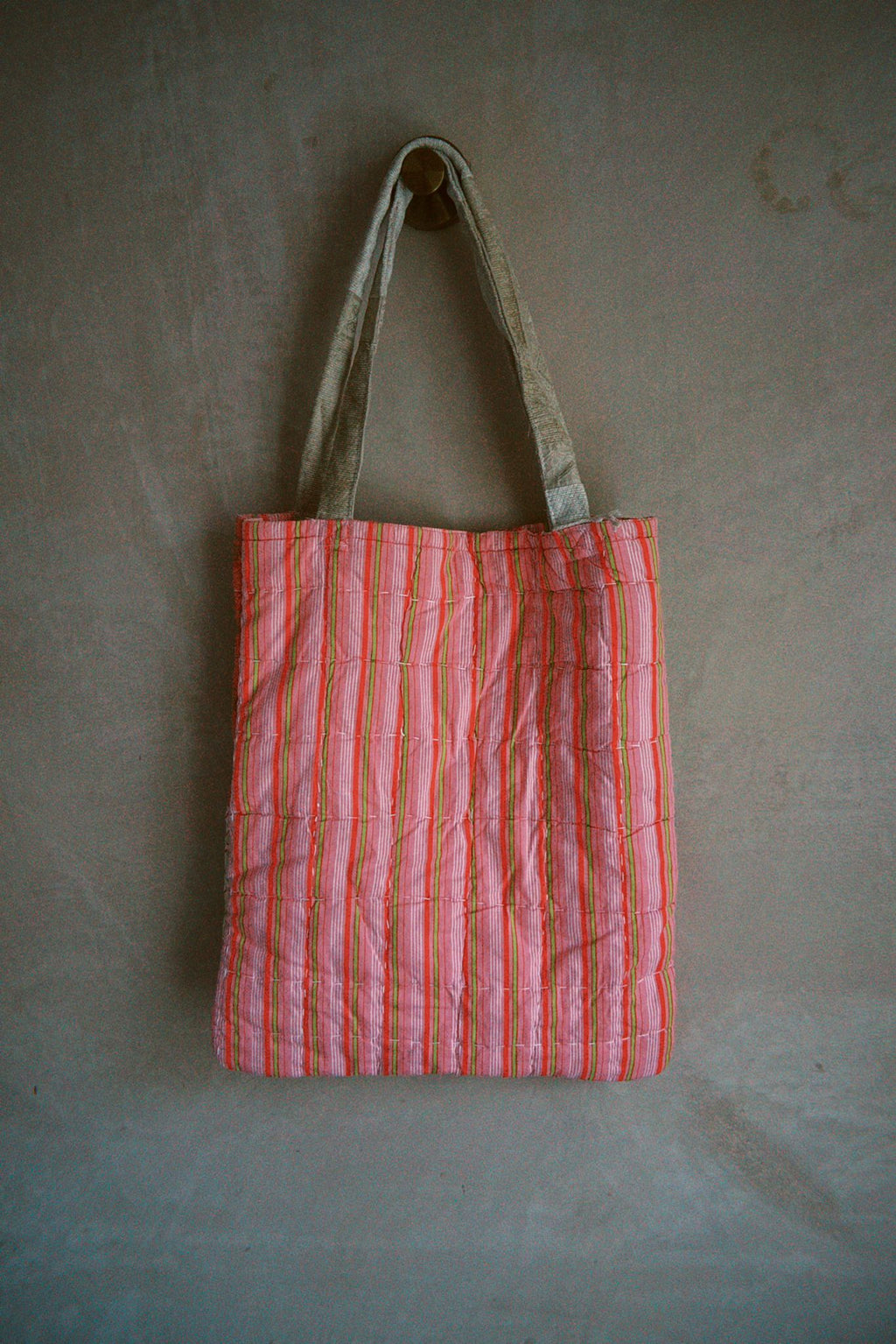 Quilted Reversible Tote Bag