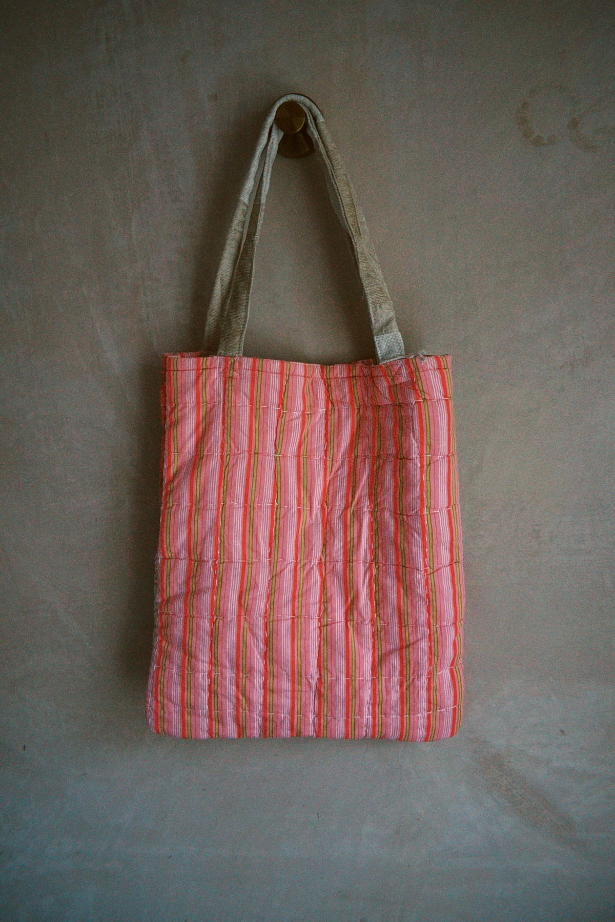 Quilted Reversible Tote Bag