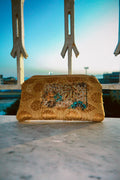 Gold Sari Sunglasses Case